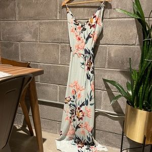 Mint Pretty by Rory Floral Maxi Dress